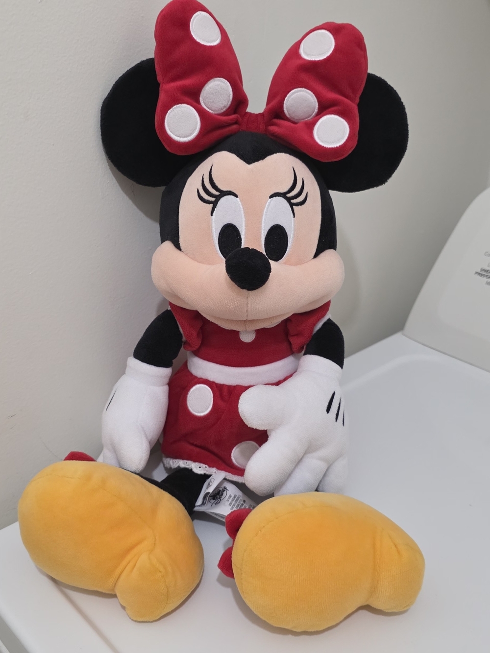Disney Minnie Mouse Plush - Red Outfit with Yellow Shoes